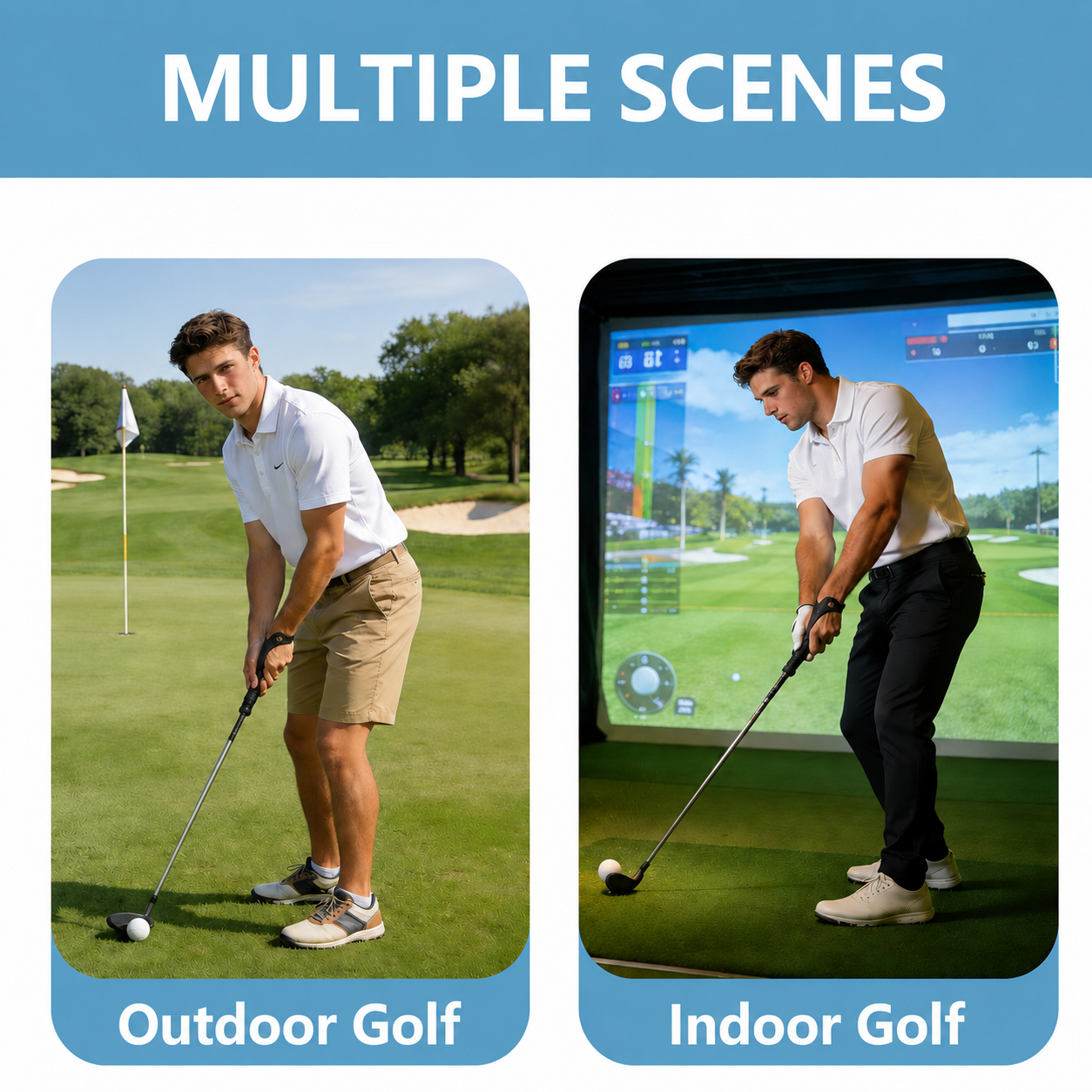 MOSTY Golf Grip Trainer | Improve Grip, Swing Consistency & Muscle Memory