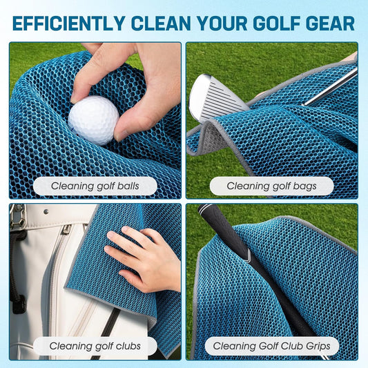 MOSTY Greenside Magnetic Golf Towel 1PC, Ultra-Absorbent Microfiber