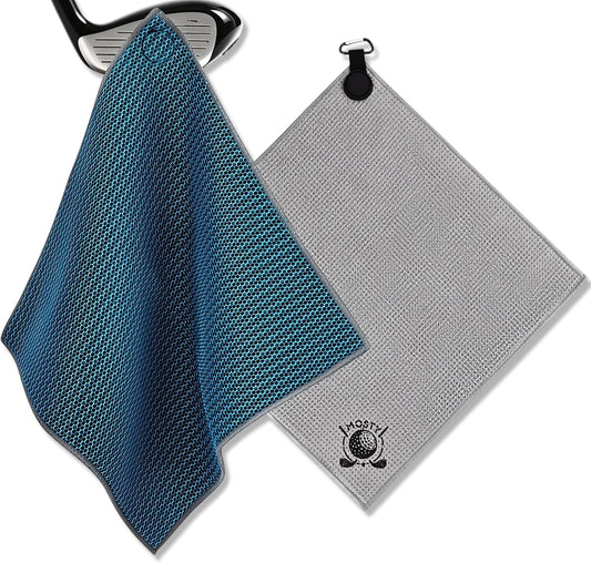 MOSTY Greenside Magnetic Golf Towel 1PC, Ultra-Absorbent Microfiber