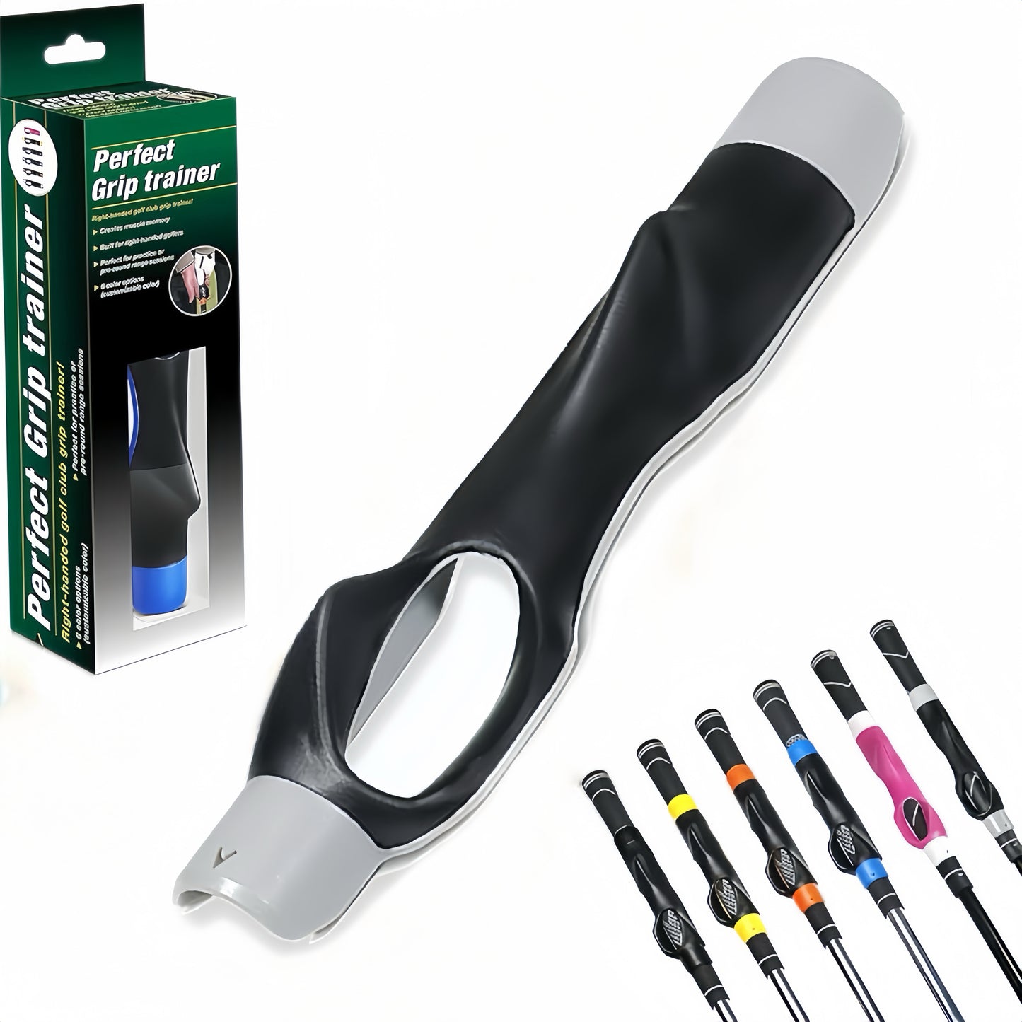 MOSTY Golf Grip Trainer | Improve Grip, Swing Consistency & Muscle Memory