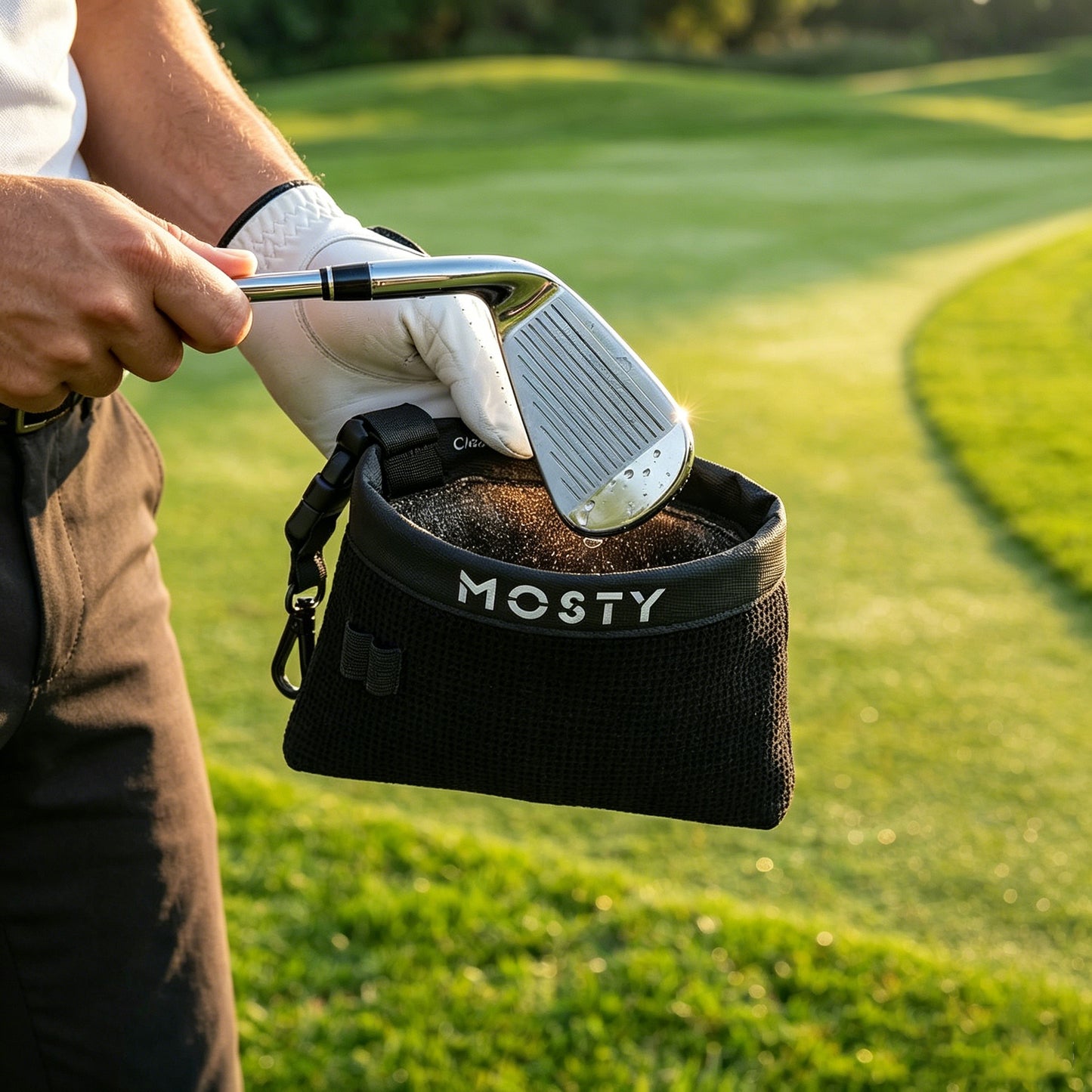 MOSTY Golf Club & Ball Cleaner Bag